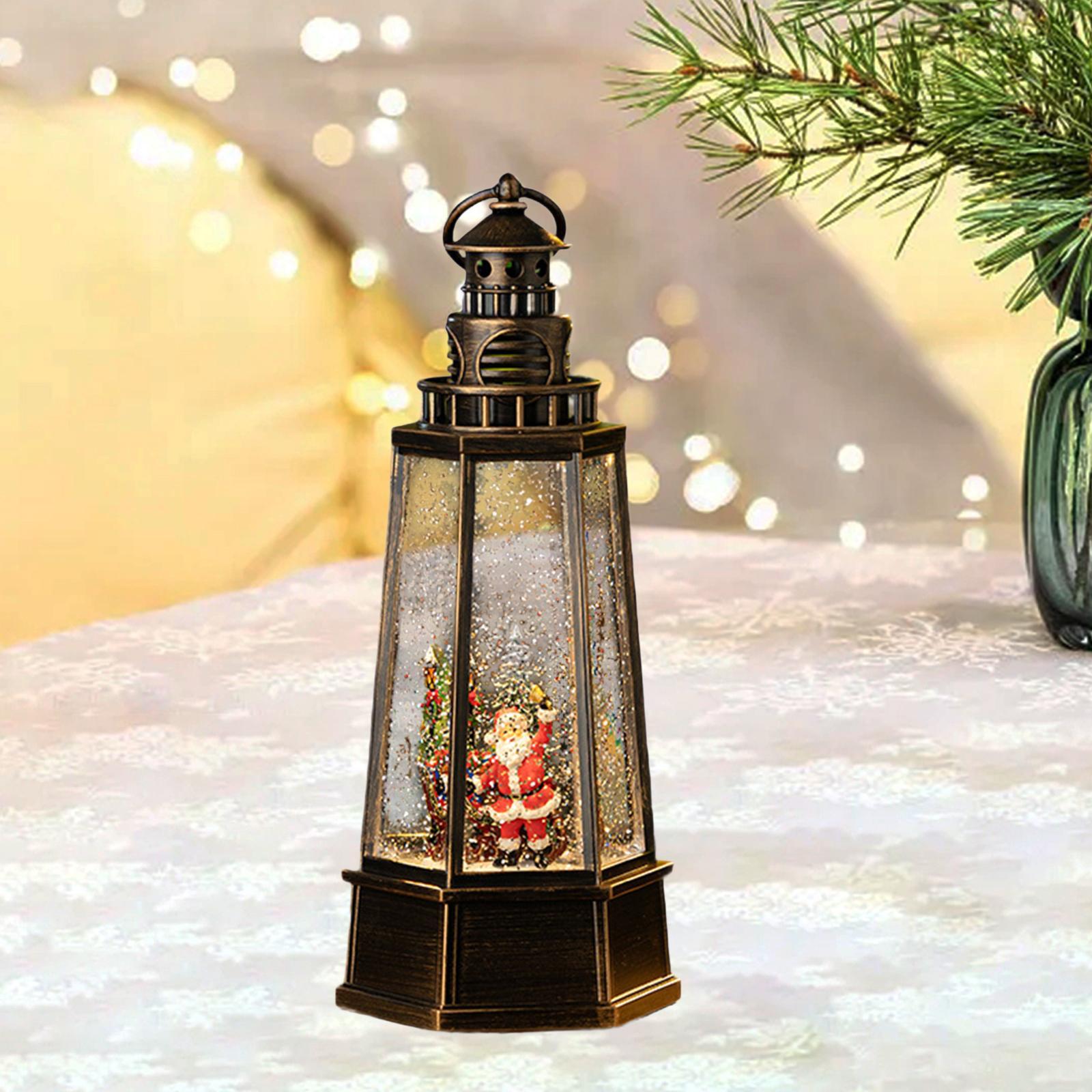 Snow Globe Musical - Noel Kar Küresi Fener Müzik Kutusu
