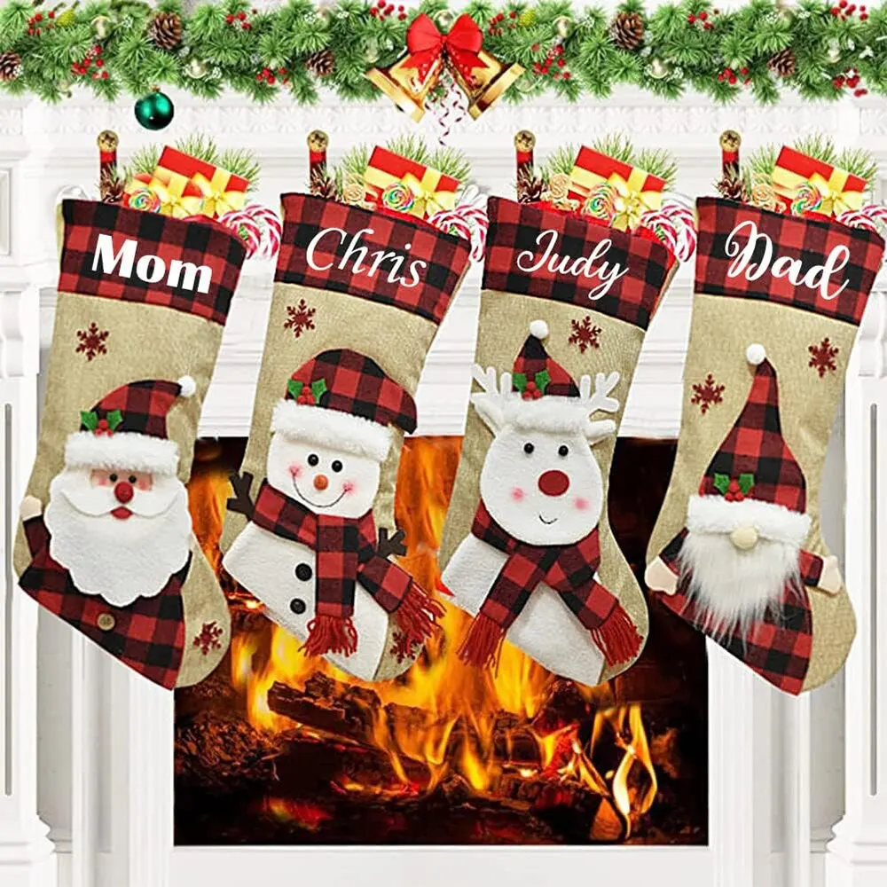 Christmas Stocking Hanging - Noel tatil çorap noel asılı çanta
