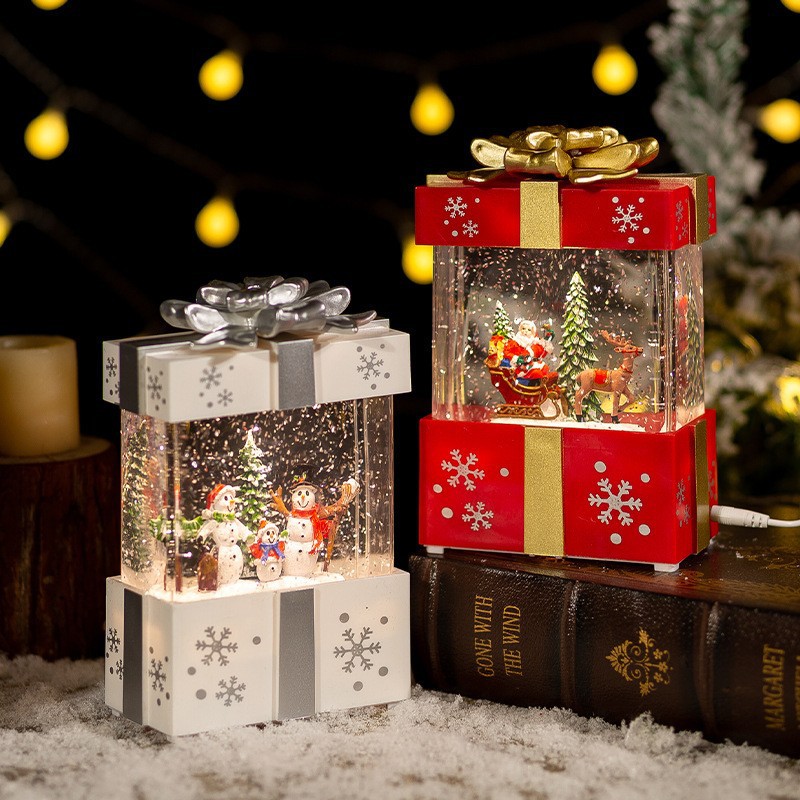 Snow Globe Musical - Otomatik Kar Küresi Müzik Kutusu -