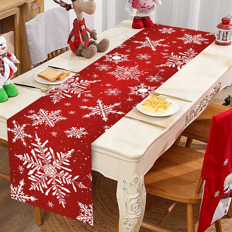 Christmas Table Runner - Merry Christmas Masa Koşucu Noel Masa