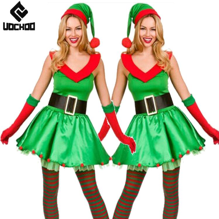 Elf Costume Christmas - Komik Elf Elbisesi Takım Noel Ağacı