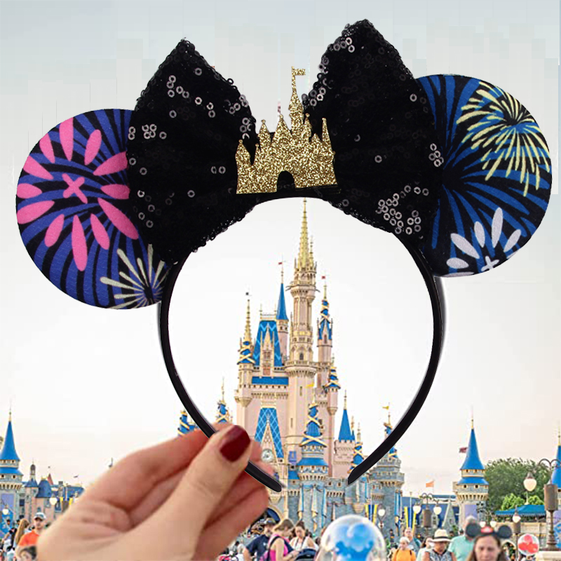 Ribbon Bow Gift - Disney kalesi Mickey Mouse kulaklar kafa