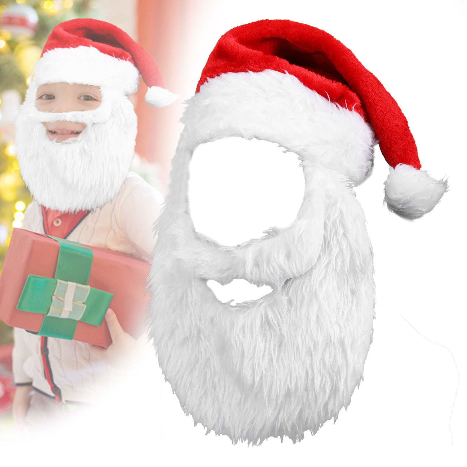 Santa Hat Plush - Yeni Yetişkin Topu Peluş Noel Şapka
