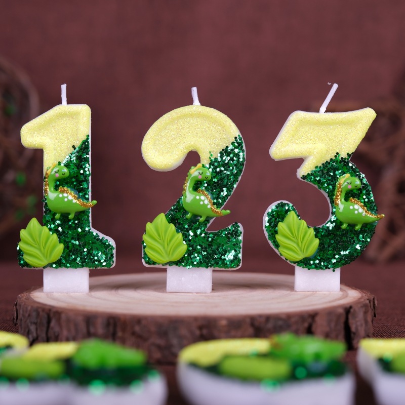 Holiday Candle Set - Yeni 0-9 Numaralı Doğum Günü Mumları