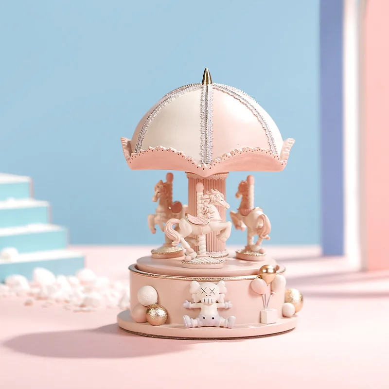 Snow Globe Musical - Atlıkarınca müzik kutusu kar topu müzik