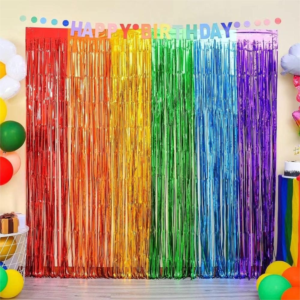 Parti Arka Planı Saçaklı Simli - Tinsel Garland Decoration incelemesi ve fiyatı