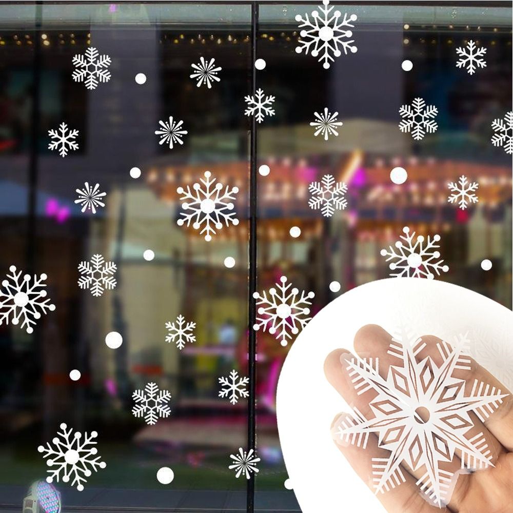30 adet PVC Noel Kar Taneleri  - Snowflake Window Decal incelemesi ve fiyatı