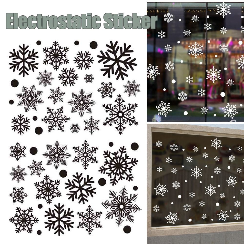 30 adet PVC Noel Kar Taneleri  - Snowflake Window Decal incelemesi ve fiyatı