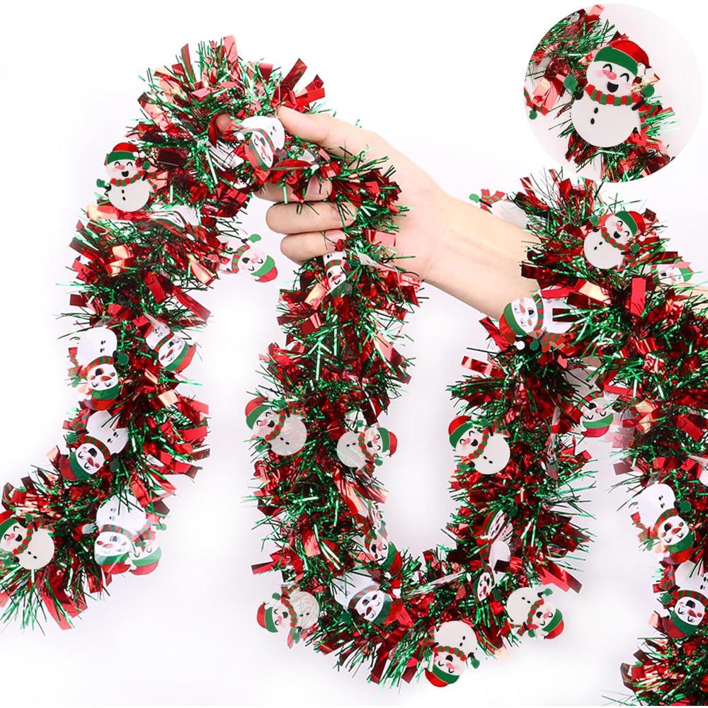 Noel Süsleme Çelenkleri Kırmız - Tinsel Garland Decoration incelemesi ve fiyatı
