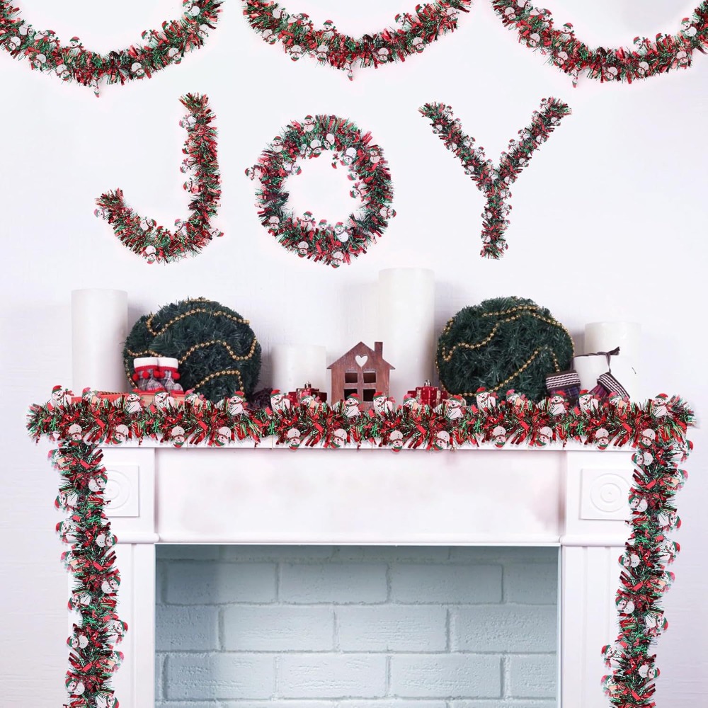 Noel Süsleme Çelenkleri Kırmız - Tinsel Garland Decoration incelemesi ve fiyatı