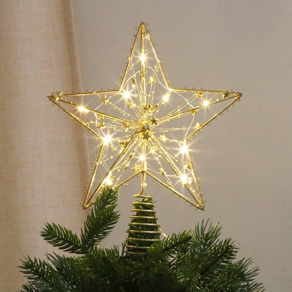 3D Simli Yıldız Noel Ağacı Tep - Star Tree Topper incelemesi ve fiyatı