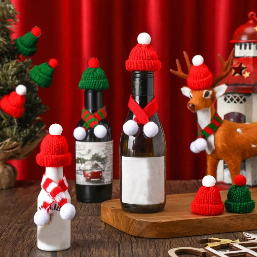 10 adet 3.5x5 cm Mini Noel Örm - Santa Hat Plush incelemesi ve fiyatı