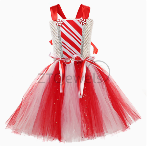 Kız Çocukları Noel Şeker Kamış - Elf Costume Christmas incelemesi ve fiyatı