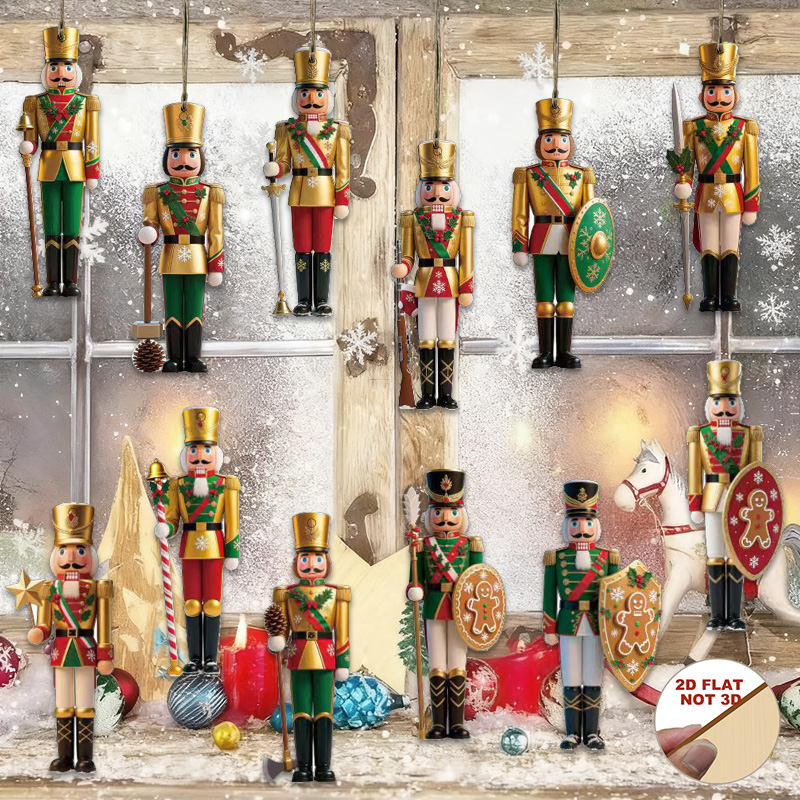 2D Düz 12 Adet Ahşap Fındıkkır - Nutcracker Figurine incelemesi ve fiyatı