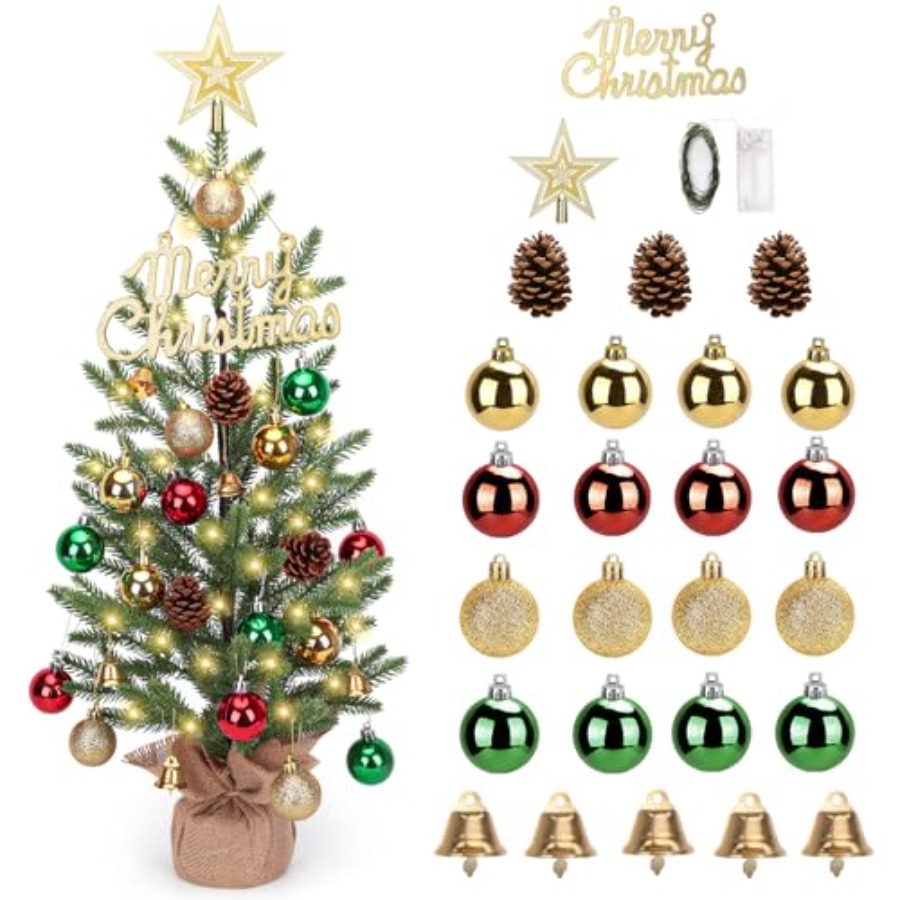 2FT Mini Noel Ağacı, 30 LED Iş - Christmas Tree Artificial incelemesi ve fiyatı