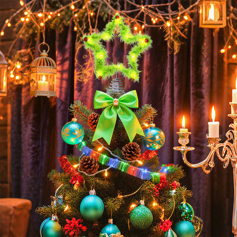 Peluş Beş Köşeli Yıldız Şeklin - Star Tree Topper incelemesi ve fiyatı