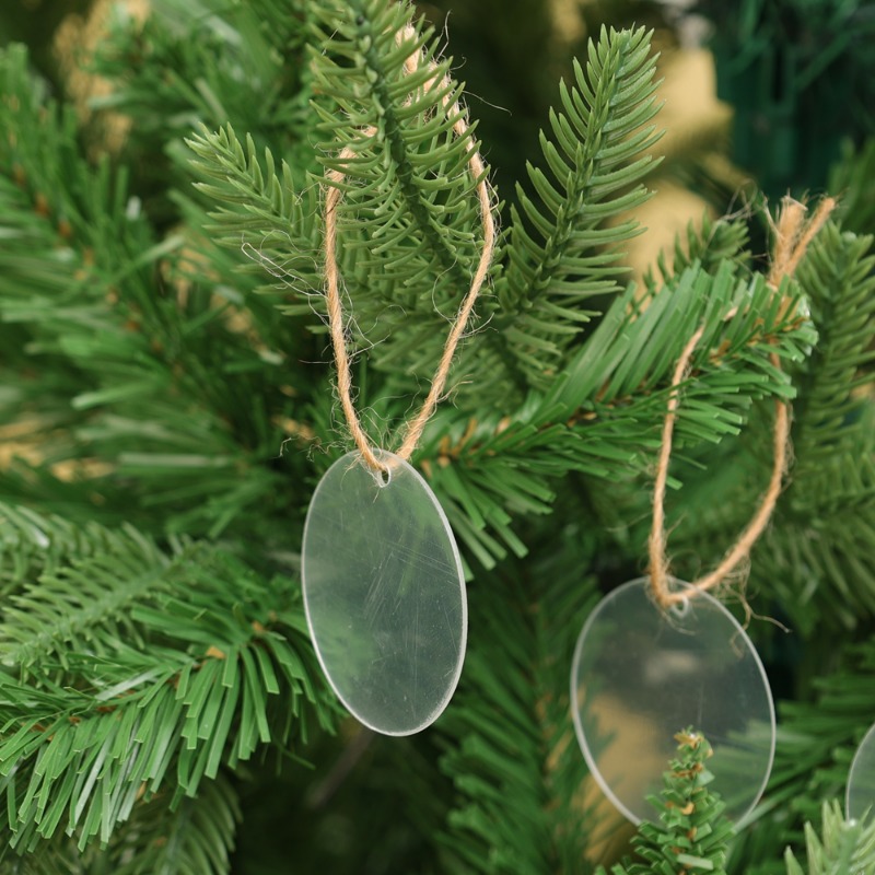 5/100x Boş Noel Şeffaf Yuvarla - Christmas Stocking Hanging incelemesi ve fiyatı
