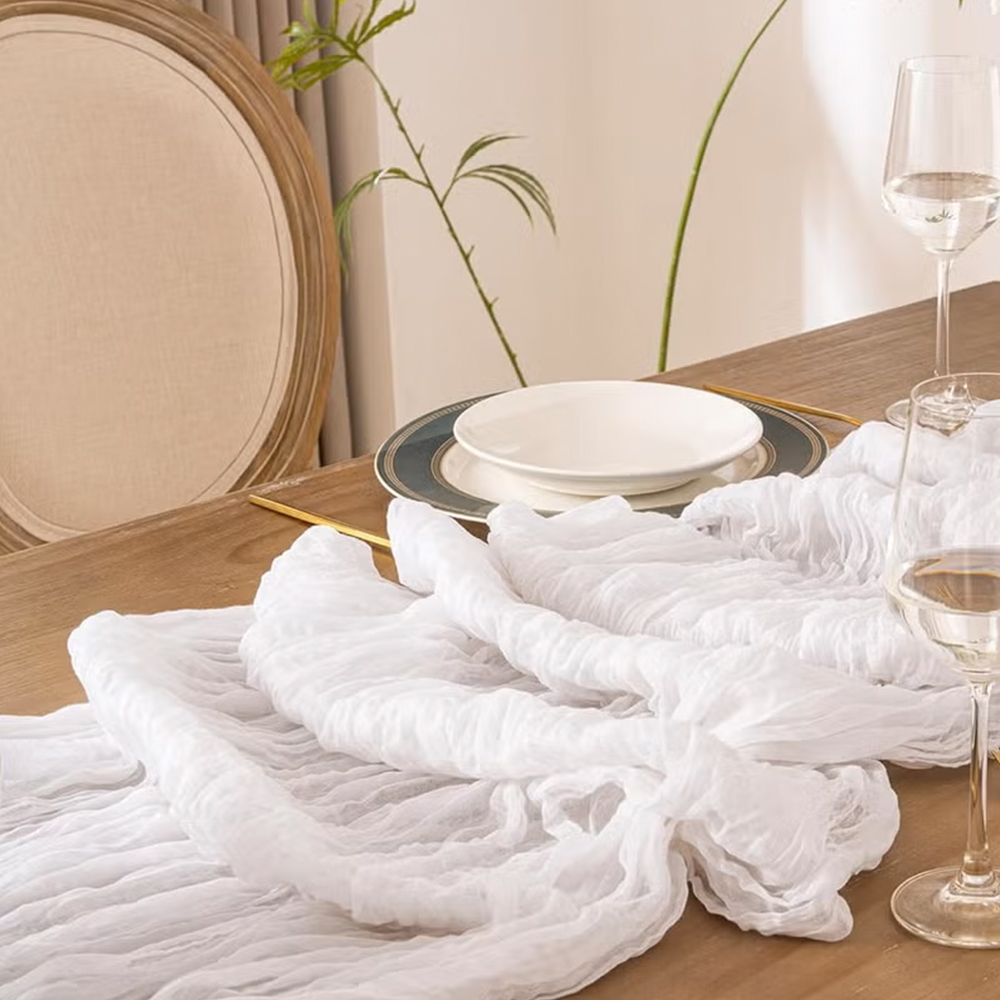 90x400CM Tülbent Masa Örtüsü,  - Christmas Table Runner incelemesi ve fiyatı