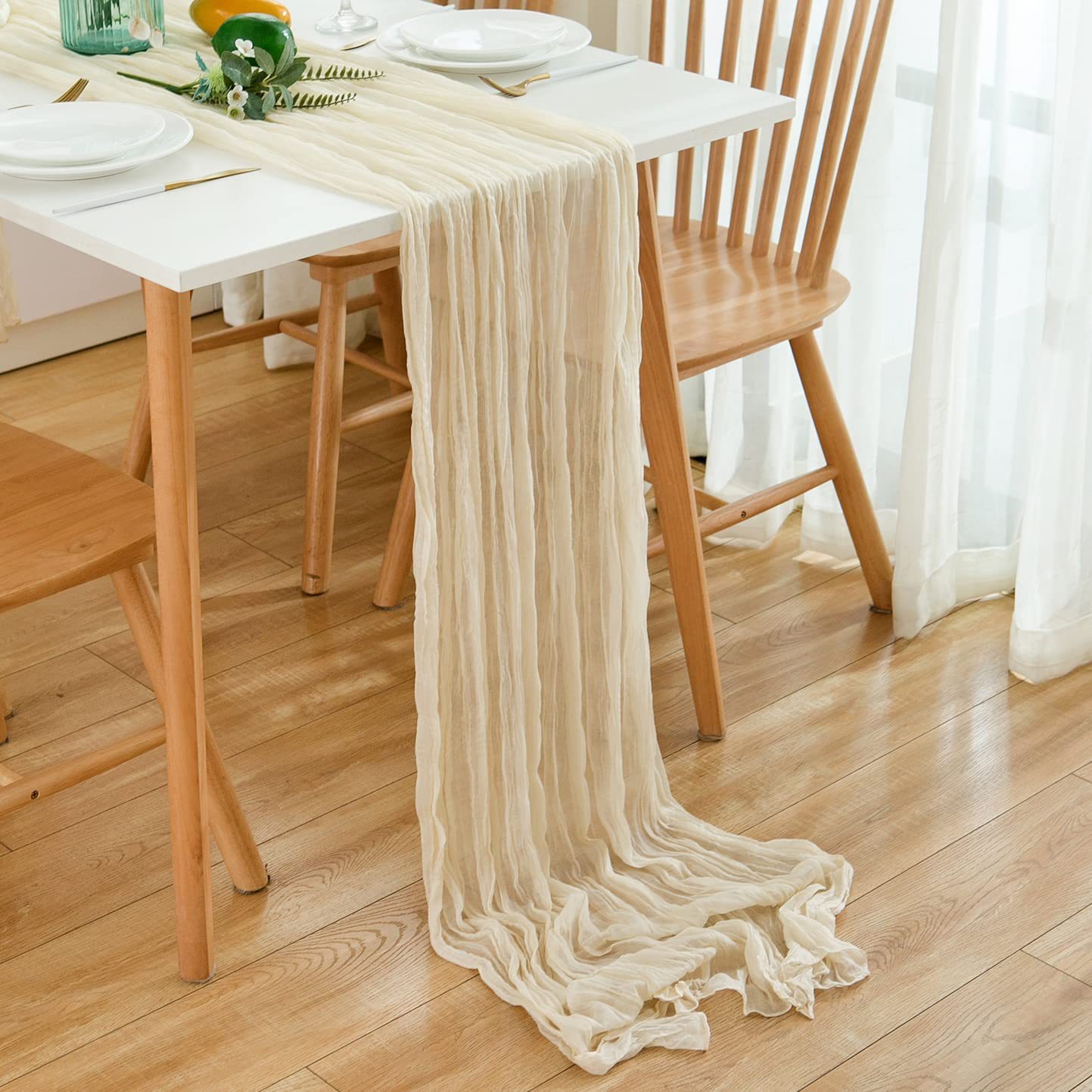 Kırışıklık Gazlı Bez Masa Koşu - Christmas Table Runner incelemesi ve fiyatı
