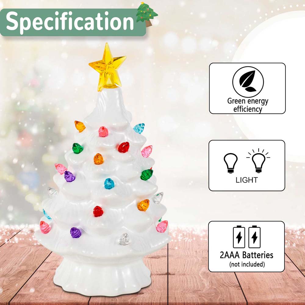 7 inç seramik noel köyü dekor  - Star Tree Topper incelemesi ve fiyatı
