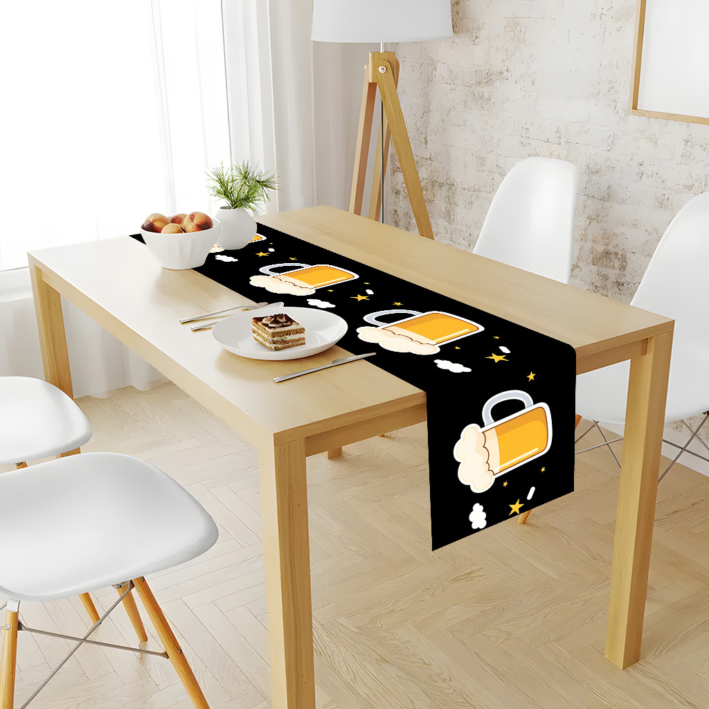 1 adet 2D Düz Baskılı Masa Koş - Christmas Table Runner incelemesi ve fiyatı