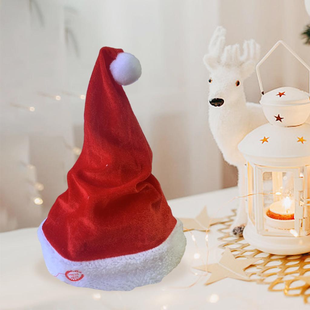 Şarkı dans Santa şapka dekoras - Santa Hat Plush incelemesi ve fiyatı