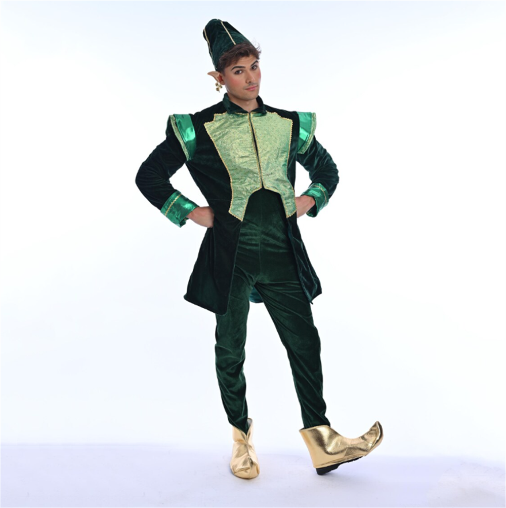 Lüks Kadife Noel Baba Noel Elf - Elf Costume Christmas incelemesi ve fiyatı
