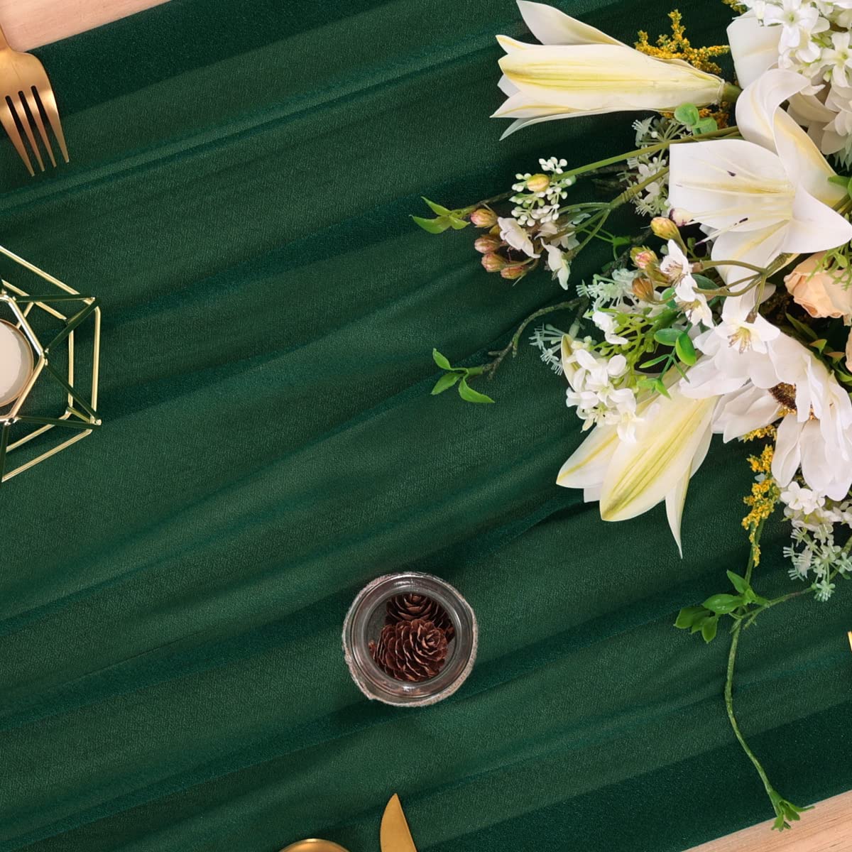 Şifon Masa Koşucu Çıplak Sırf  - Christmas Table Runner incelemesi ve fiyatı