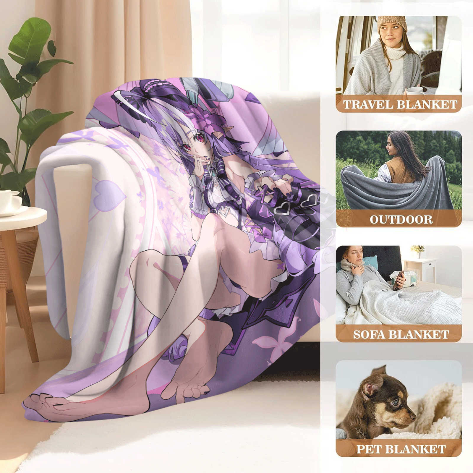 Karikatür Zenless Bölge Sıfır  - Christmas Throw Blanket incelemesi ve fiyatı