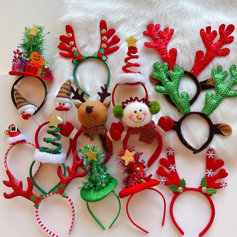 1-15 adet Noel Bantları Kardan - Reindeer Antlers Headband incelemesi ve fiyatı