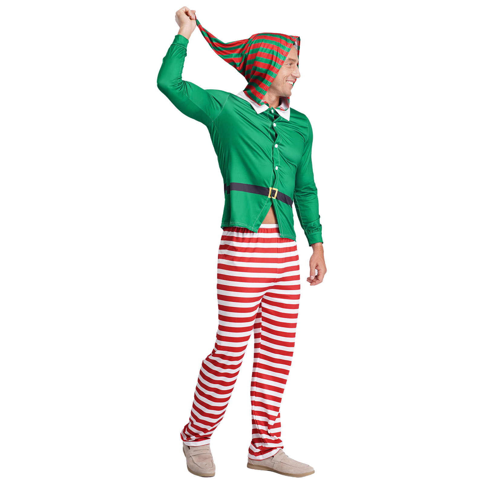 Erkekler için Noel Elf Pijama  - Elf Costume Christmas incelemesi ve fiyatı