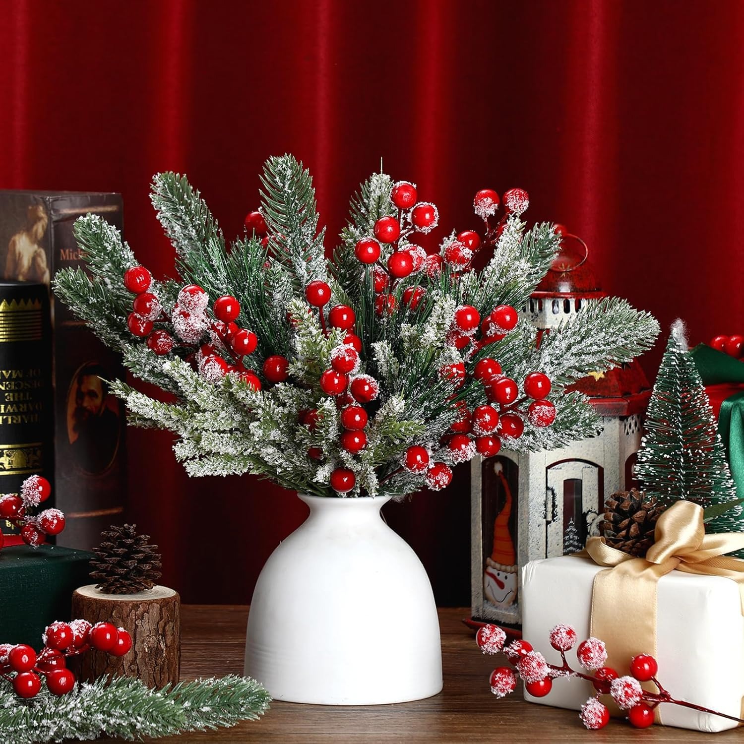 Yapay Kar Beyazı Çam Dalları S - Christmas Wreath Fake incelemesi ve fiyatı