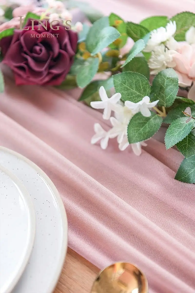 Şifon Beyaz Masa Koşucu Masa A - Christmas Table Runner incelemesi ve fiyatı