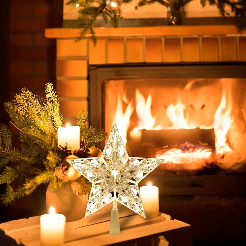 15 cm Noel Parlayan Ağaç Toppe - Star Tree Topper incelemesi ve fiyatı