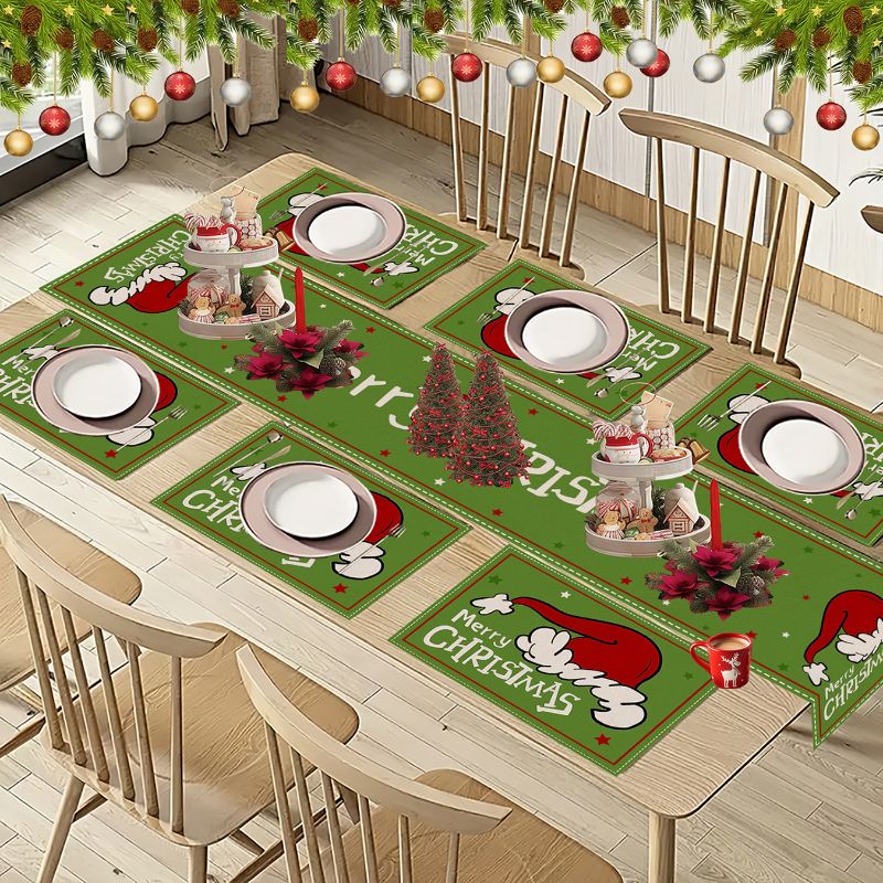 VIKAMA Sevimli Karikatür Noel  - Christmas Table Runner incelemesi ve fiyatı