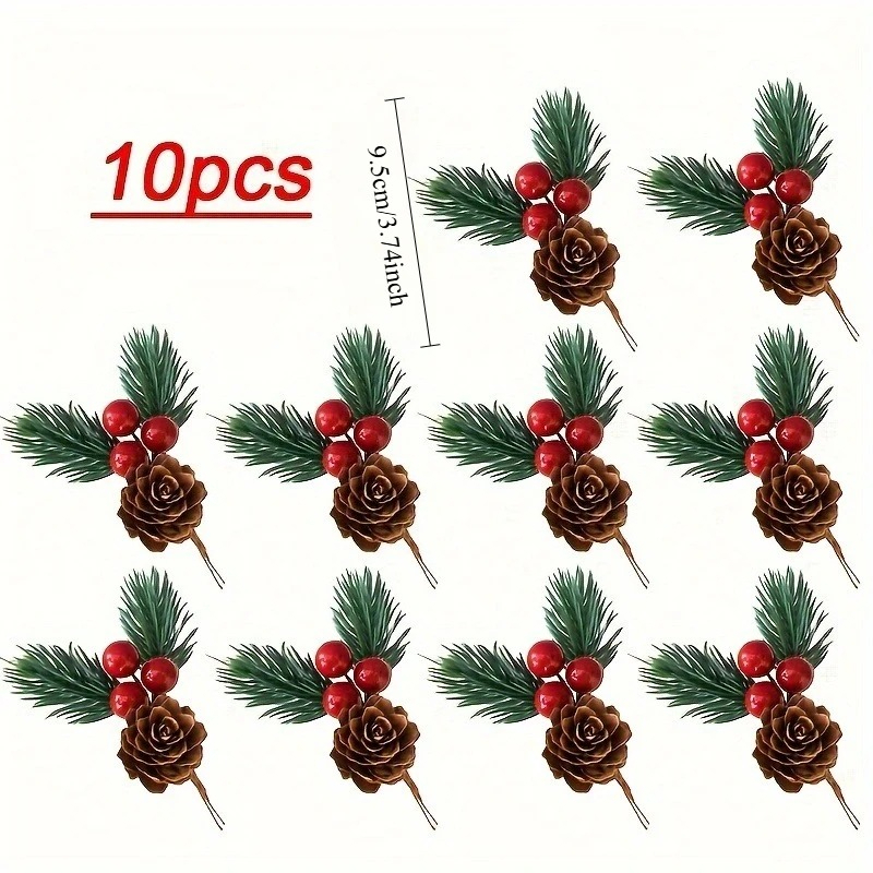 10'lu Yapay Çam Kozalağı ve Kı - Christmas Tree Artificial incelemesi ve fiyatı