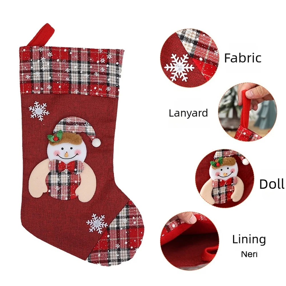 1 adet Noel Çorabı Hediye Çant - Christmas Stocking Hanging incelemesi ve fiyatı