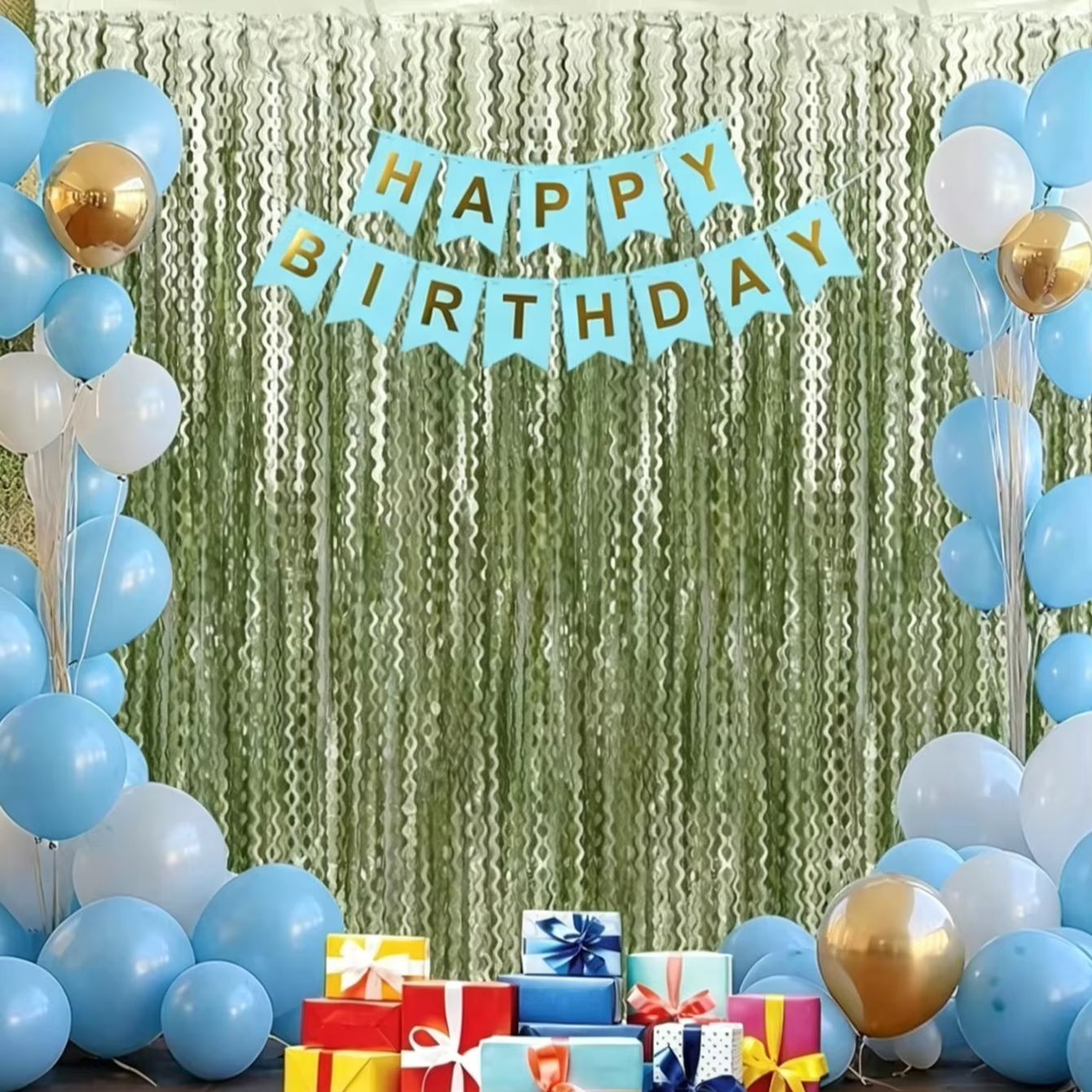 2 Adet Adaçayı Yeşili Dalgalı  - Tinsel Garland Decoration incelemesi ve fiyatı