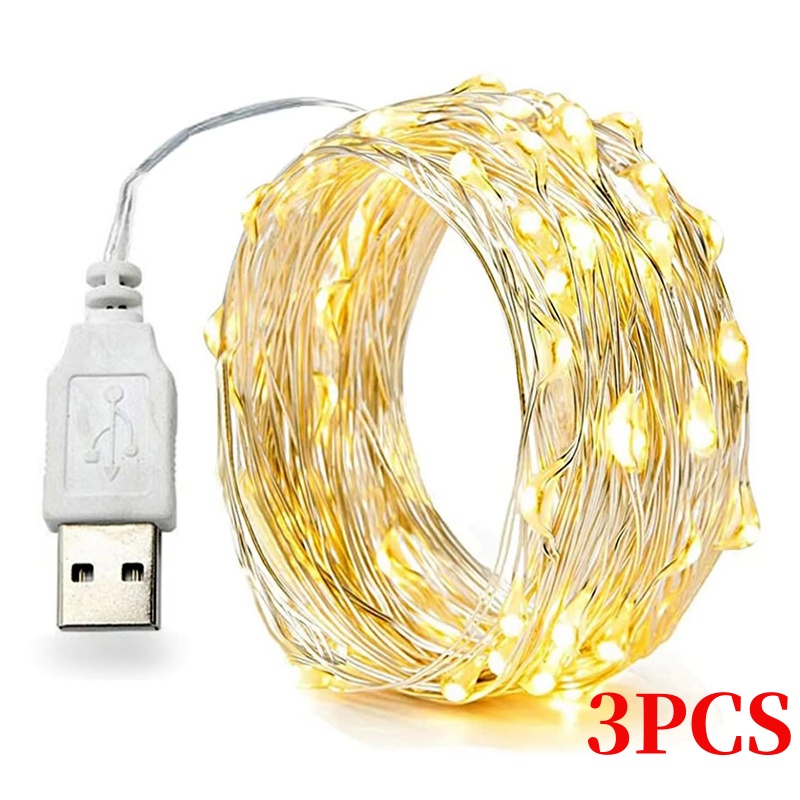 3 adet 5/10/20M bakır tel LED  - Led Fairy String Lights incelemesi ve fiyatı