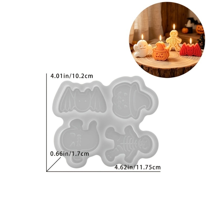 4 bölmeli silikon reçine kalıp - Holiday Candle Set incelemesi ve fiyatı