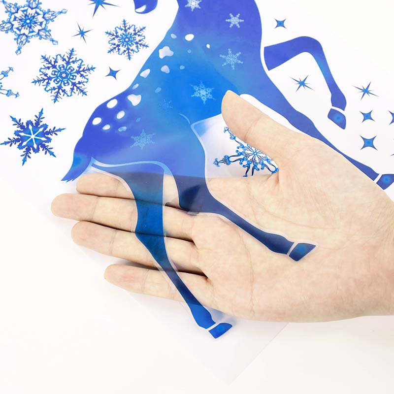 Noel pencere çıkartmaları Elk  - Snowflake Window Decal incelemesi ve fiyatı